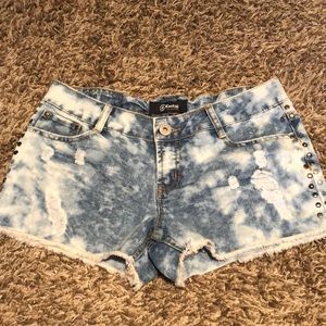 Perfect Summer Acid Wash Shorts